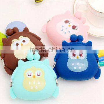 FDA approved eco-friendly animal shape silicone coin purse