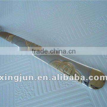 Elegant gold plating stainless steel table fork