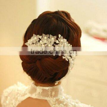 Flower Bridal Crystal Formal Wedding Headdress Headwear Hair Accessories photo-3