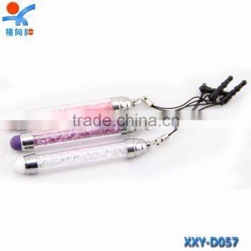 colorful mini crystal touch screen pen for promotion