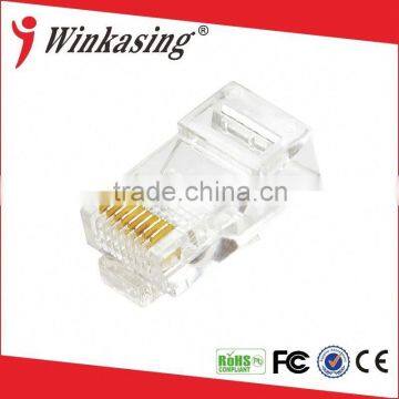 Durable With thick piece of gold cat5e RJ45 Plug