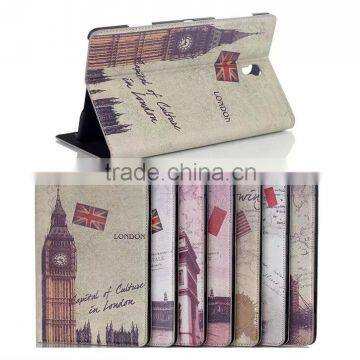 Retro Eiffel Tower leather case for Samsung Tab S 8.4