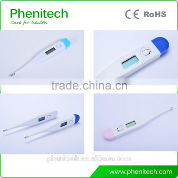 Ho selling hospital plastic small digital lcd thermometer