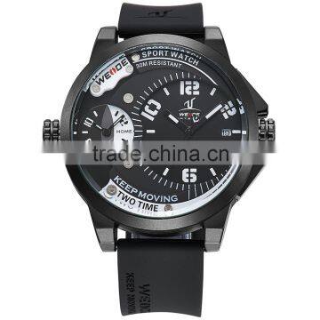 WEIDE UV1501-1C Men Sport Classic Quartz Watch, Weide Watch, Silicone Wrist Watch