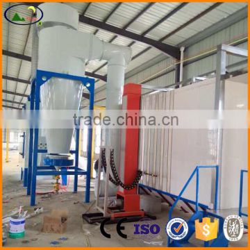 Metal furniture electrostatic powder coating spray Booth