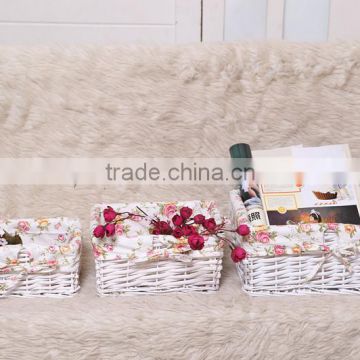 High Quality Straw Fruit Basket with lining-cheap wicker baskets