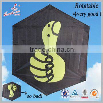 Rotatable Stitiching Rokkaku kite from Kaixuan Factory