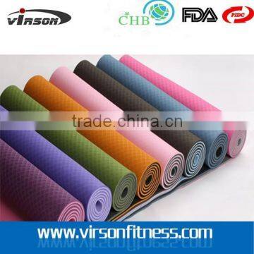 VTPE105 Ningbo Virson Yoga & Pilate Type Wholesale 4mm-10mm TPE Eco Friendly Yoga Mats