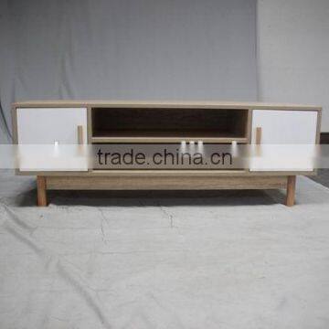 Wooden stv stand wood handle mordern furniture