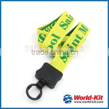 Customized Big Size Logo Woven Polyester Lanyards