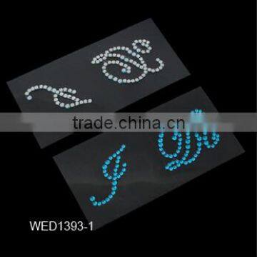 Acrylic Rhinestone Wedding Shoe Stickers I DO Sticker for Shoe,I DO Shoe Sticker,high Quality Rhinestone Wedding Stickers photo-2