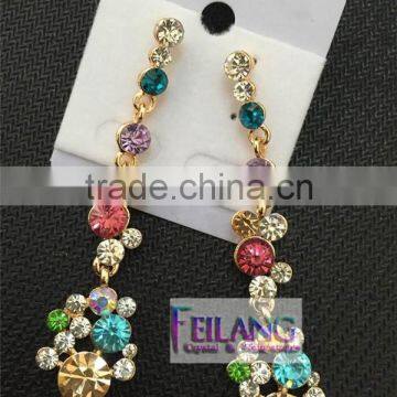 Wholesales Retro Diamond Earring Long Earrings Drop Earrings photo-2
