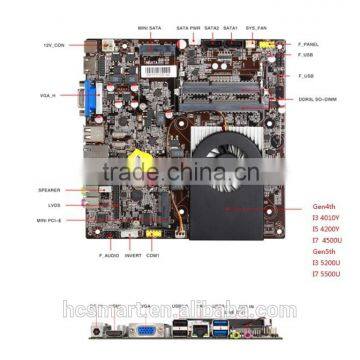 2016 Hot Cheap Haswell Gen4th X86 Win 7 i5 4200u Industrial Fanless 4k Mini pc photo-3