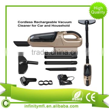 New Dry 7.2V 60W Ni-CD 1300MA Suction:2.7KPA Whirlwind Function Rechargeable Cordless Household Vacuum Cleaner