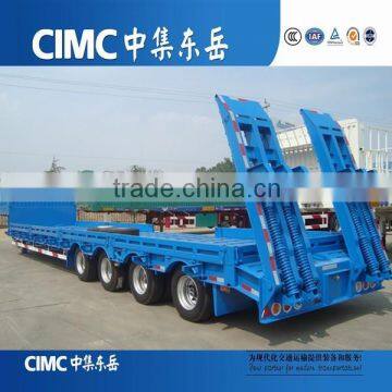 CIMC 3 Axles 60T Excavator Transort Low Bed Semi Trailer