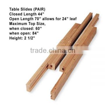 Dining wood table slides in high quality