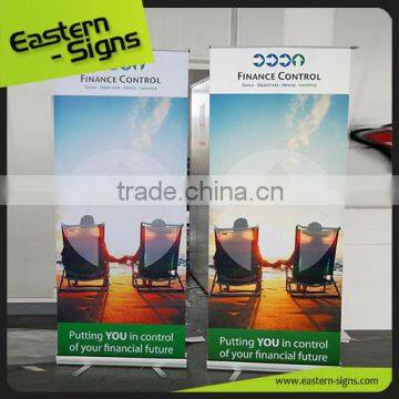 Full Color Printing Custom Fabric Banner Roll Up Stand