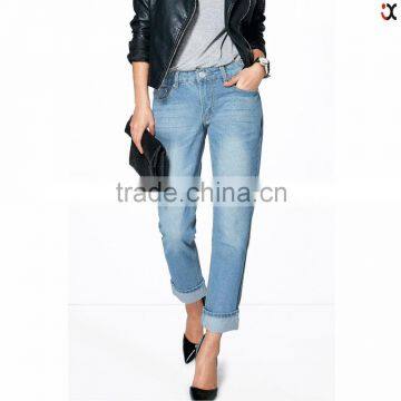 Ladies Cotton Jeans Designs Custom Jeans Wholesale Jeans Pant Design(JXA029) photo-2