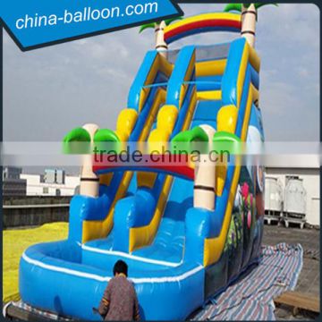 commercial grade inflatable water slides with pool for sale