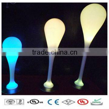 Waterproof Outdoor lamp ,Waterdrop Design Plastic LED Golorful Lamp