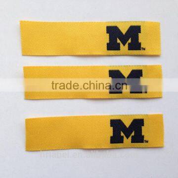 heat-cut damask woven labels
