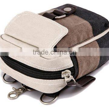 Canvas Shoulder Side Bag Cross Body Travel Handbag Purses Mini Cell Phone Pouch