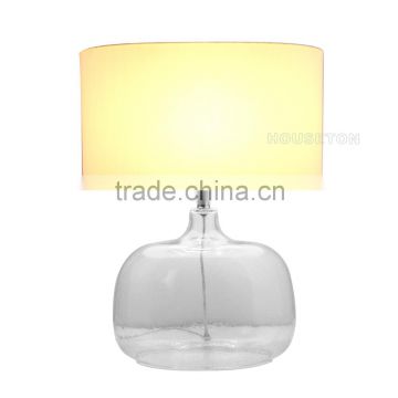 Lobby transparent glass table lamp,transparent glass table lamp,glass table lamp T3024