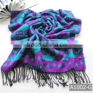 A1002 Hot sell delicate multicolor china pashmina scarf