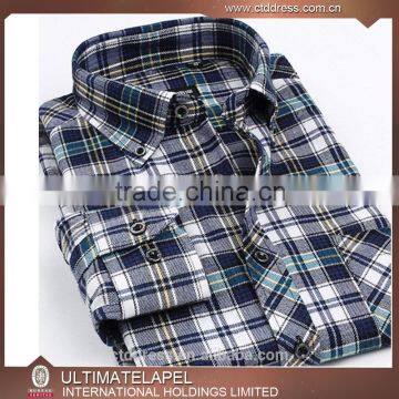 100% cotton button down wholesale latest fashion style custom plaid shirts