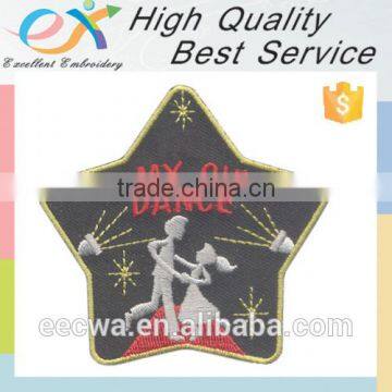 professionally custom iron-on embroidery arm badge