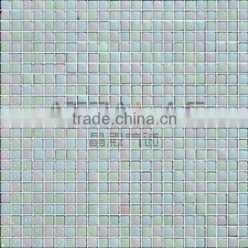 white glass mosaic,bathtub edge mosaic glass tile