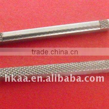 stainless steel knurled round pin