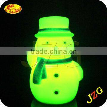 Supplier multi-color christmas indoor and outdoor led snowman night light for christmas decoration