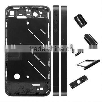 Metal Middle Plate Housing Cover Black for iphone 4