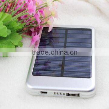 2016 hotselling 10000mah solar Power Bank for samsung smartphone