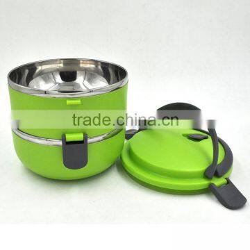 2016 Top Qualitiy Portable Lunch Metal Plastic Box Food Container With Lock photo-3