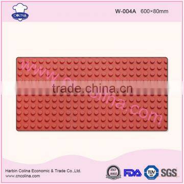 Small size engraved cake side silicone relief baking mat