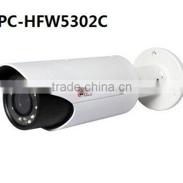 lastest multi-language Dahua DH-IPC-HFW5302C 3W motorized lens network bullet ip camera poe