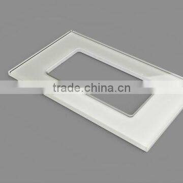 High Quality Crystal Scrub Tempered Glass Panel For Switch