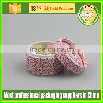 Rouind cylinder lip balm tube gift paper tin packging