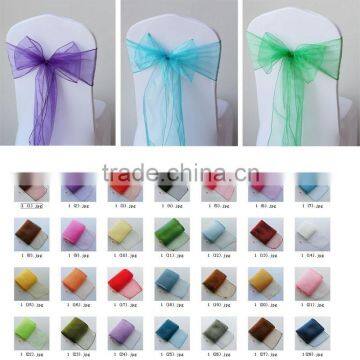Cheap Wedding Organza Chair Sashes