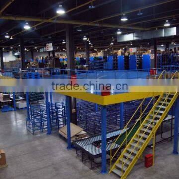 warehouse storage multi-level mezzanine racking