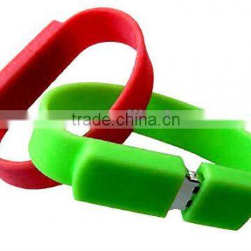 Cheap Silicone usb flash drive bracelets