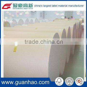 jumbo roll of PET adhesive print film for chemicals daily packaging label