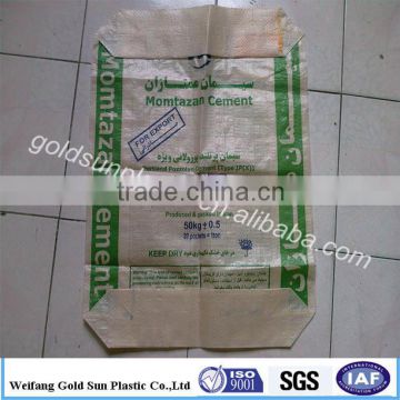 Portland Cement 50 kg pp woven cement bag valve bag