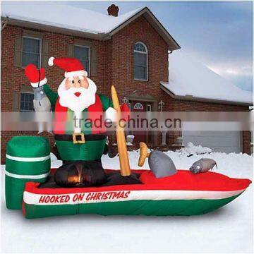 In stock customized inflatable elf decoration
