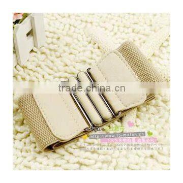 ladies wide belt,decorated girdle,girdle wild fashion elastic belt