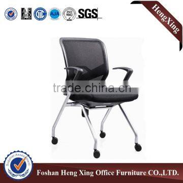 Good workmanship mesh training chair with wheels HX-HA035