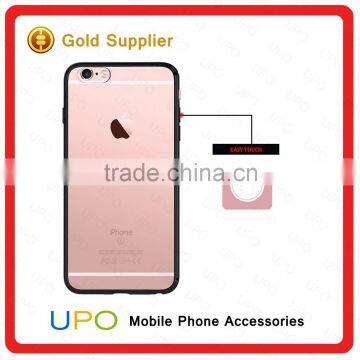 [UPO] For Apple IPhone 6 Case Protective Transparent Slim Case TPU Bumper + Acrylic Anti-Scratch Phone Back Cover Case photo-5