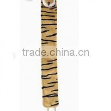 Plush tiger bookmark toy